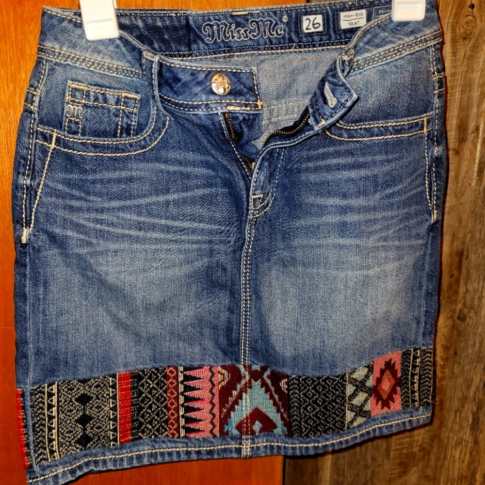 Miss Me Denim Skirt 26